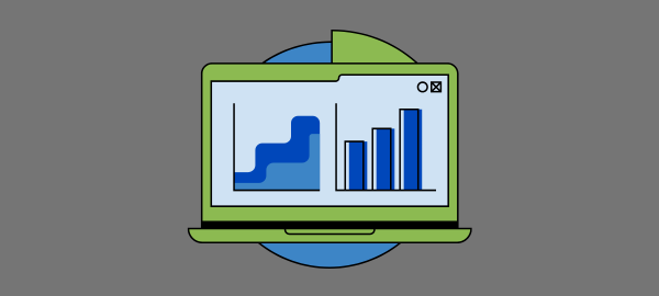 an image of reporting and analytics inside of a computer
