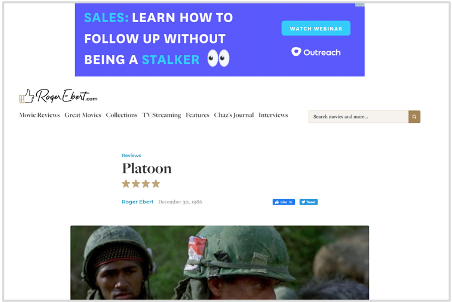 Medium Risk Roger Ebert Platoon Medium Risk Roger Ebert Platoon